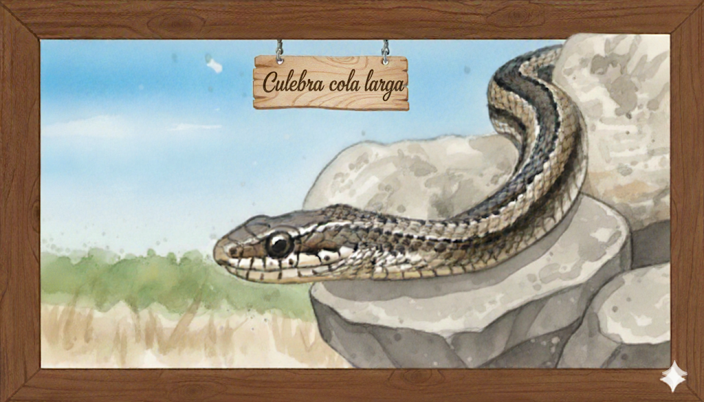 Dibujo de la especie philodryas chamissonis